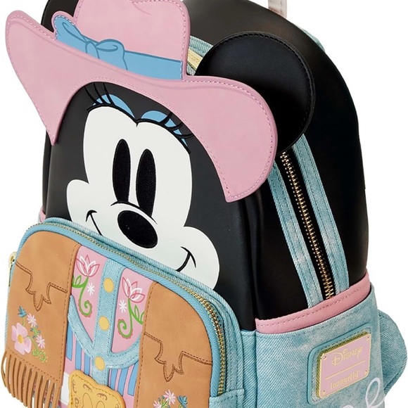 Disney x Loungefly Western Minnie Mouse Backpack - Picture 3 of 7